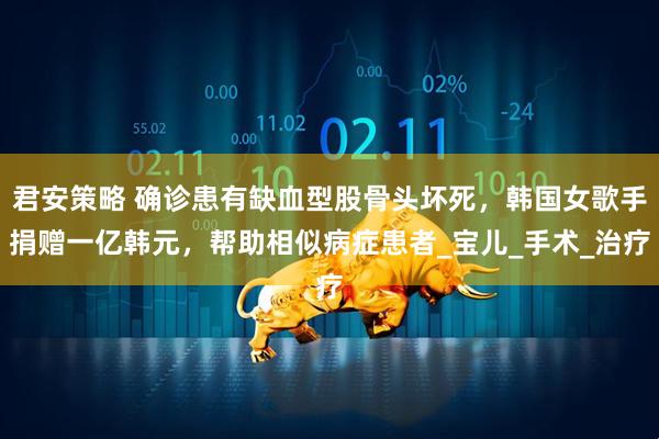 君安策略 确诊患有缺血型股骨头坏死，韩国女歌手捐赠一亿韩元，帮助相似病症患者_宝儿_手术_治疗