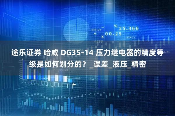 途乐证券 哈威 DG35-14 压力继电器的精度等级是如何划分的？_误差_液压_精密