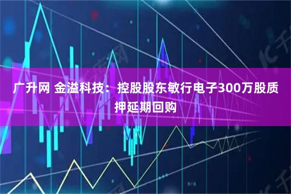 广升网 金溢科技：控股股东敏行电子300万股质押延期回购